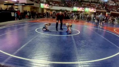 46 lbs Champ. Round 1 - Jennings McKinley, Darkhorse Wrestling Club vs Easton Phares, Billings Wrestling Club