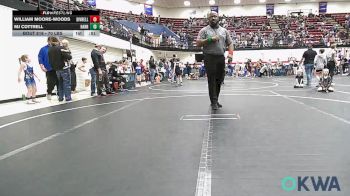 70 lbs Consi Of 8 #1 - William Moore-Woods, Division Bell Wrestling vs MJ Cottrell, Harrah