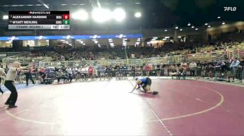 150 2A Champ. Round 1 - Alexander Harding, Miramar vs Wyatt Nevling, Charlotte Hs