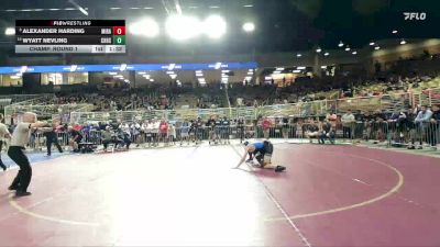 150 2A Champ. Round 1 - Alexander Harding, Miramar vs Wyatt Nevling, Charlotte Hs