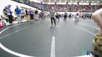 46 lbs Consi Of 16 #2 - Amelia Mairel, Perry Wrestling Academy vs Asher King, Clinton Youth Wrestling