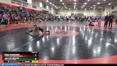 90 lbs Round 2 - Heston Gerads, Little Falls Flyers vs Reed Rugroden, Pursuit Wrestling Minnesota