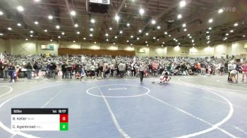 62 lbs Consi Of 8 #2 - Barrett Keller, Nevada Elite WC vs Cooper Agenbroad, Willits Grappling Pack