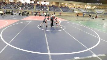 86 lbs Rr Rnd 3 - Bret Coates, LaJunta Growlers vs Carson Brown, West Amarillo WC