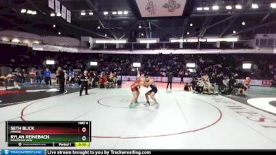 190 lbs 7th Place Match - Rylan Reinebach, Mountain View vs Seth Blick, Prairie