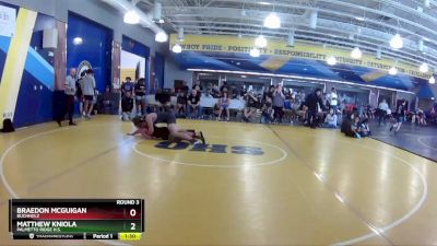 190 White Round 3 - Matthew Kniola, Palmetto Ridge H.S. vs Braedon McGuigan, Buchholz