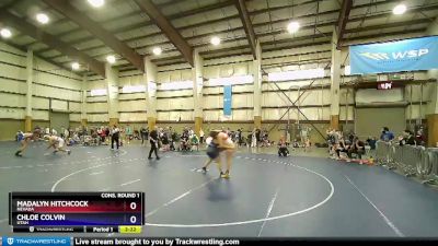 180 lbs Cons. Round 1 - Madalyn Hitchcock, Nevada vs Chloe Colvin, Utah