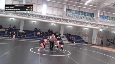 115 lbs Round 1 - Gala White, Colby HS vs McKinley Segelke, Minden