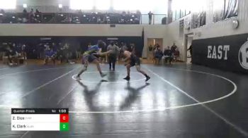 152 lbs Quarterfinal - Zachary Dice, Eastern York vs Kayden Clark, Northern Lebanon