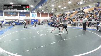 126 lbs Cons. Semi - Zeth Abalos, Chaminade vs Kayden Vasquez, South Hills