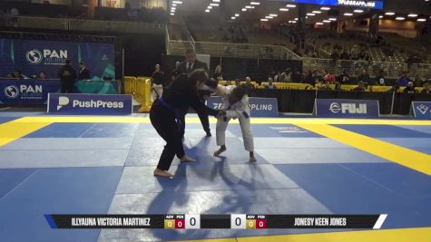 Jonesy Keen Jones vs Illyauna Victoria Martinez 2025 Pan Jiu Jitsu IBJJF Championship