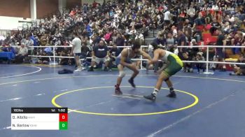 160 lbs Prelims - Oscar Albillo, Mayfair vs Noah Barlow, Edison (HB)