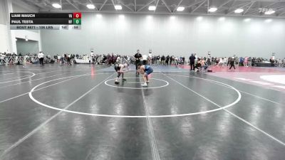 106 lbs Consi Of 16 #1 - Liam Mauch, VA vs Paul Testa, NY