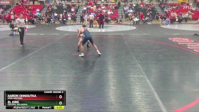 133 lbs Champ. Round 2 - El Kirk, Central Oklahoma vs Aaron Ohnoutka, Iowa Western