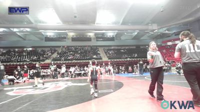 49 lbs Consolation - Garrett Potts, Wagoner Takedown Club vs Caid Wright, Caney Valley Wrestling