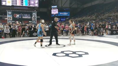 120 lbs Champ. Rd Of 16 - Kaylyn Harrill, Nebraska vs Hannah Villareale, California