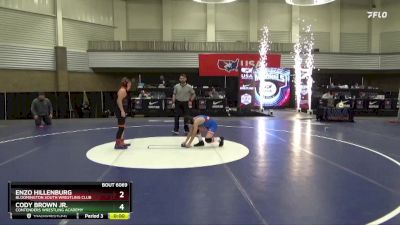 105 lbs 1st Place Match - Quinton Siders, Warrior Regional Training Center vs Benito Delgado, Roncalli Wrestling Foundation