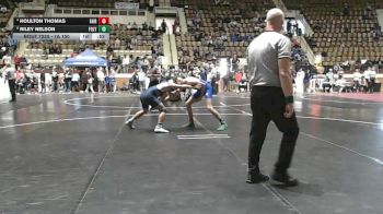 7A 150 lbs Cons. Round 3 - Houlton Thomas, Fairhope vs Riley Nelson, Foley