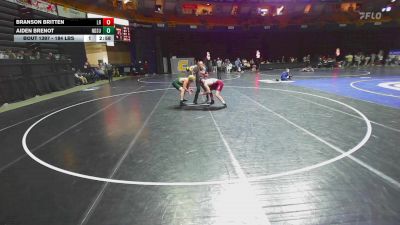 184 lbs Consi Of 16 #2 - Branson Britten, Little Rock vs Aiden Brenot, North Dakota State