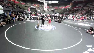 157 lbs Alek Carrera, LAWA - Los Angles Wrestling Association vs Talan Acain, NAWA - North Area Wrestling Association