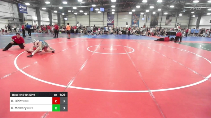 120 lbs Rr Rnd 1 - Brandon Didat, Ragin Raisins Niagara vs Carsen ...