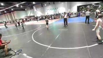 90 lbs Semifinal - Evian Garcia, Oakdale vs Kayden Hanlon, Gold Rush Wr Ac