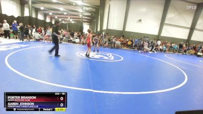 78 lbs Champ. Round 1 - Porter Branson, Salem Elite Mat Club vs Garen Johnson, FordDynastyWrestlingClub