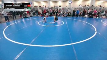 50 lbs Semifinal - Anthony Alvarado, All American Wrestling Club vs Ryan Saliba, Katy Area Wrestling Club