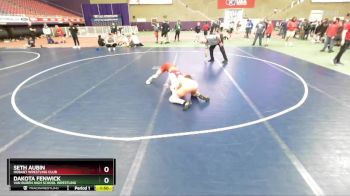 120 lbs Champ. Round 2 - Seth Aubin, Hobart Wrestling Club vs Dakota Fenwick, Van Buren High School Wrestling