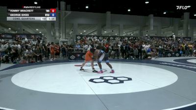 82 kg Cons. Quarters - Tommy Brackett, Tiger Wrestling Club vs George Sikes, Nyac