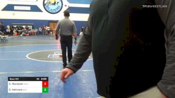 113 lbs Semifinal - Dean Marshall, Gardner vs Daniel Helmers, Goddard