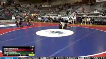 4A 285 lbs Champ. Round 1 - Camarion Raino, Subiaco Academy vs Noah Minkner, Central Arkansas Christian