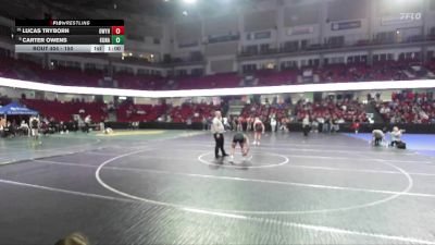 150 lbs Cons. Round 3 - Carter Owens, Kuna vs Lucas Tryborn, Owyhee