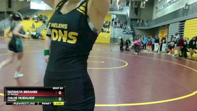 110 lbs Champ. Round 1 - Chloe Muehlhof, Century vs Natahlya Beranek, St. Helens