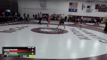 157 lbs 5th Place Match - Jett Thoreson, Minnesota State Mankato vs Lukas Paulson, Augsburg