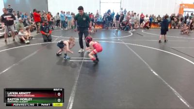 45 lbs Quarterfinal - Laykin Arnott, Seymour Youth Wrestling vs Easton Morley, NoWorries Academy