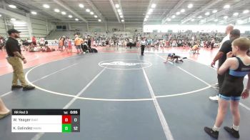 60 lbs Rr Rnd 3 - Wyatt Yeager, 84 Athletes vs Kaiden Galindez, Mat Assassins White