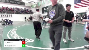 126 lbs Final - Karim Allal, Brawley vs Bryce Gonzales, Norco