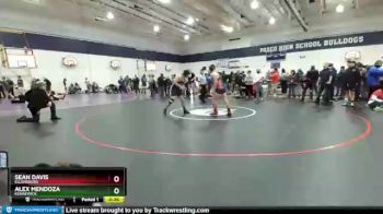 182 lbs Cons. Round 3 - Sean Davis, Ellensburg vs Alex Mendoza, Kennewick
