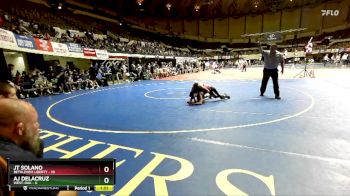 120 lbs Placement (16 Team) - AJ DeLaCruz, West-Oak vs JT Solano, Bethlehem Liberty