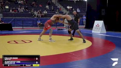 97 kg Round 1 - Callum Knox, Brock WC vs Gurpartap Virk, Independent WC