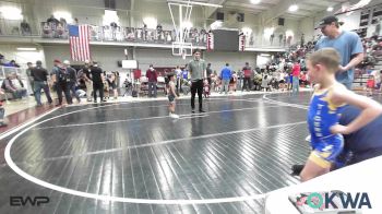 46 lbs Quarterfinal - Logan Carpenter, Newkirk Takedown Club vs Theodore Everett, Bartlesville Wrestling Club