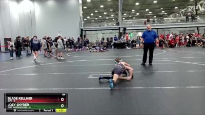 64 lbs Round 1 (4 Team) - Slade Kellner, GPS vs Joey Snyder, Mat Warriors Red