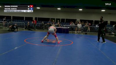 124 lbs 3rd Place - Regina Stoeser, SD vs Rachel Garcia, OK