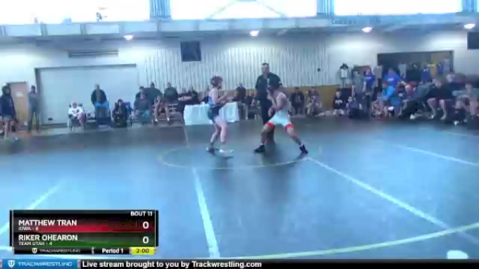 102 lbs Placement Matches (8 Team) - Matthew Tran, Iowa vs Riker ...