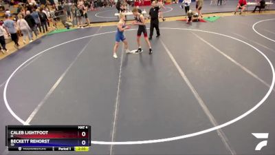 138 lbs Cons. Round 2 - Lucas Runyon, IA vs Taylen Secory, IA