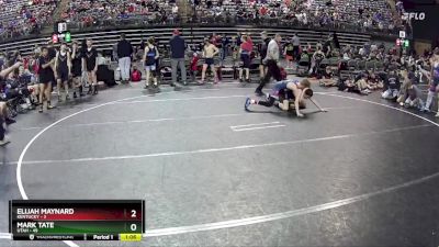 100 lbs Round 4 (6 Team) - Mark Tate, Utah vs Elijah Maynard, Kentucky