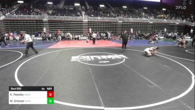 78 lbs Rr Rnd 3 - Karver Peasley, Omak Wrecking Crew vs Mason Dresser, Windy City WC