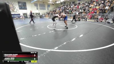 150 lbs Champ. Round 1 - Brayden Rapp, Centennial/Corona vs Jaden Reid, Fountain Valley