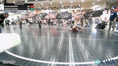 98 lbs Rr Rnd 5 - Kylie Stanhope, Sallisaw Takedown Club 2 vs Addilyn Ashton, Bartlesville Wrestling Club